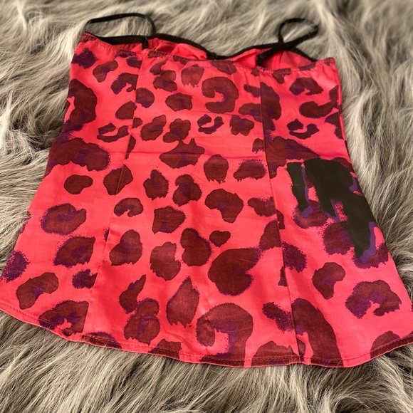 *Rare - IRON FIST hot pink satin corset camisole - Picture 6 of 7
